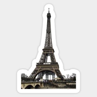 Eiffel Tower at Day Sticker